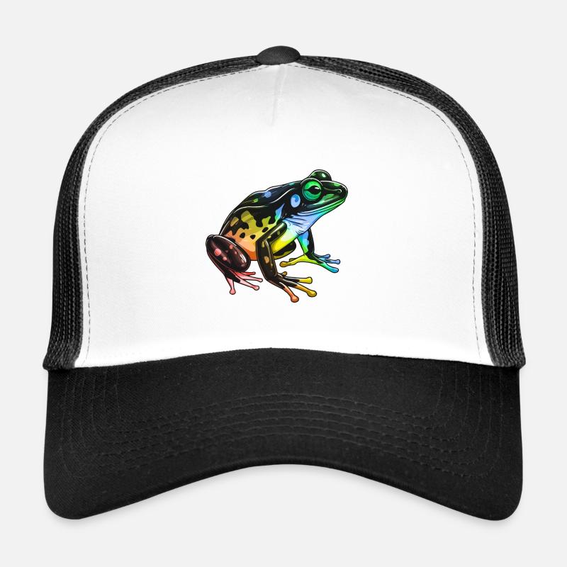 Tête de grenouille colorée Casquette trucker 