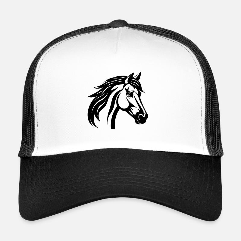 Horse Head Trucker Cap