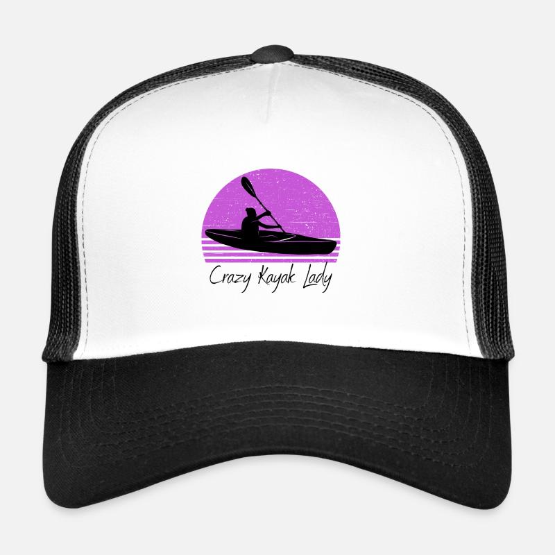 Kayaking - Trucker Cap - white/black