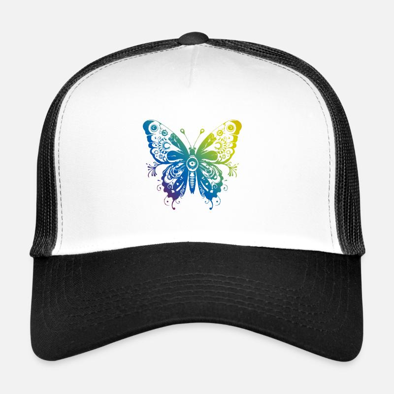 Schmetterling Mandala Boho Trucker Cap