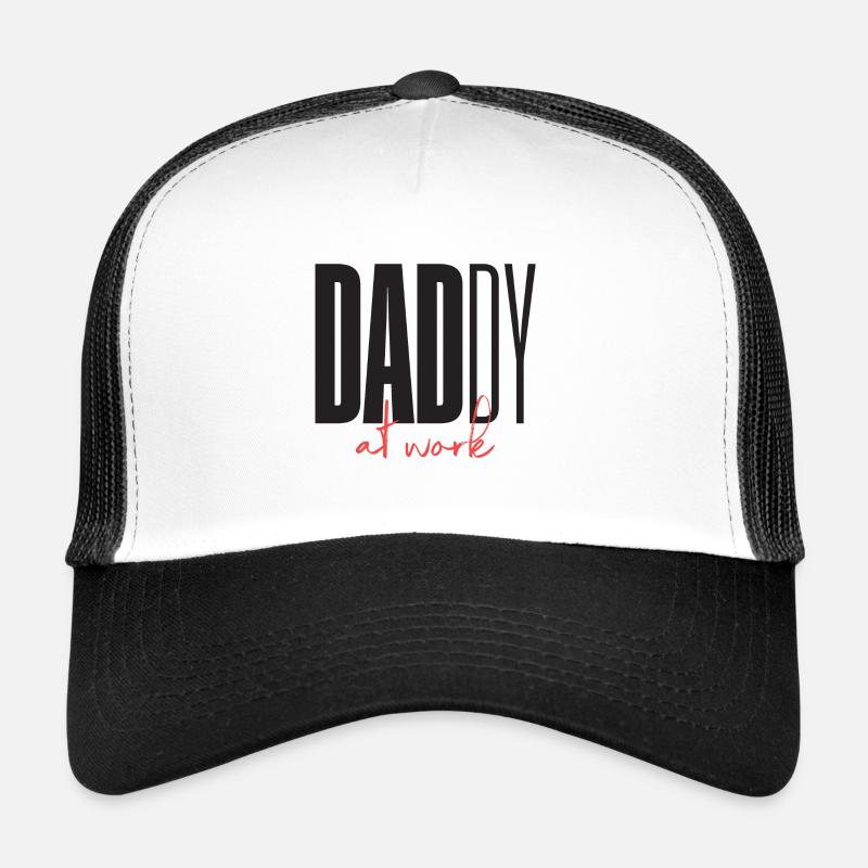 Daddy Dad at work Trucker Cap