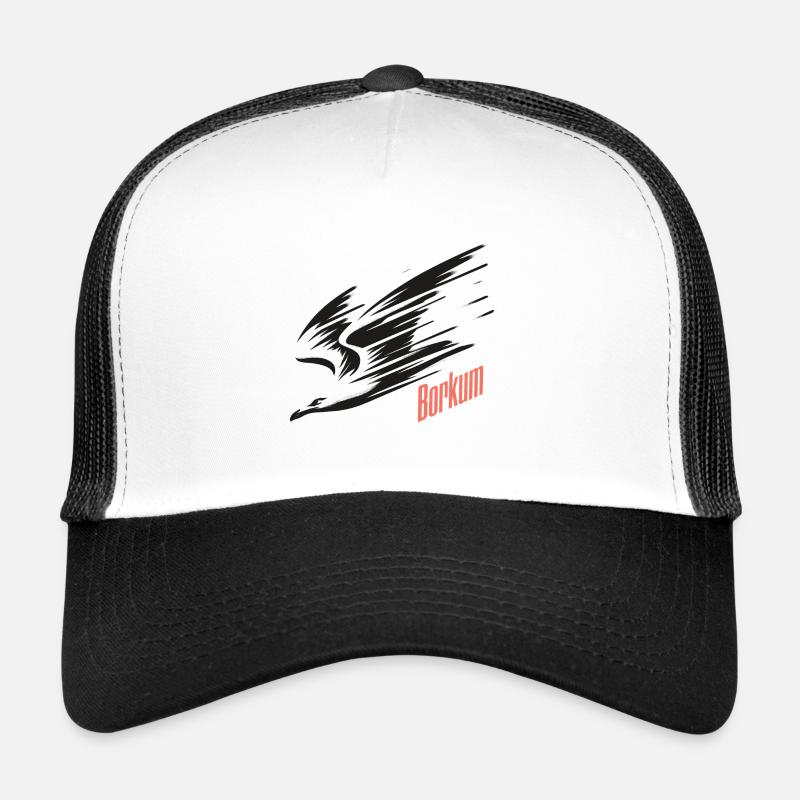 T-shirt de vacances Borkum Dive Low Flyer Seagull Casquette trucker 
