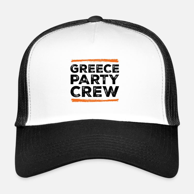 Équipe de fête en Grèce Casquette trucker 