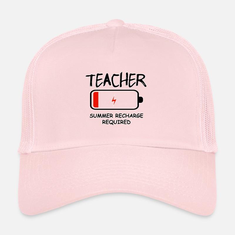 Batterie d’enseignant vide en été Casquette trucker 