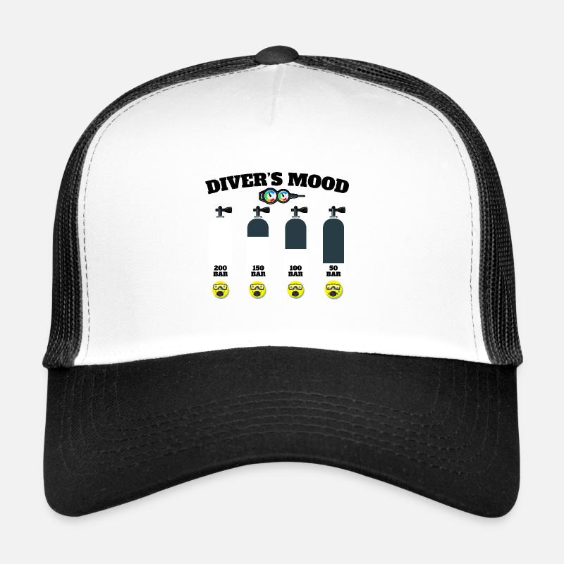Scuba Diving Diver Diving Diver Scuba Trucker Cap