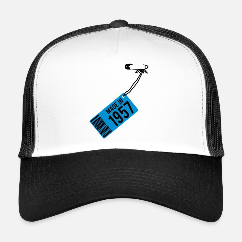 Geburtstag T-Shirt 1957 Trucker Cap