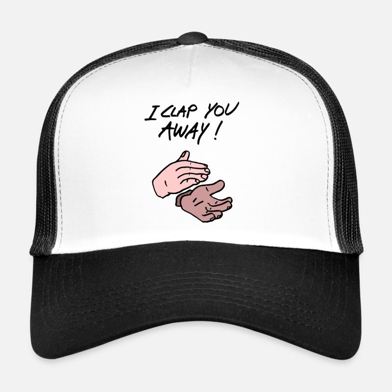 Applaus - Trucker Cap - Weiß/Schwarz