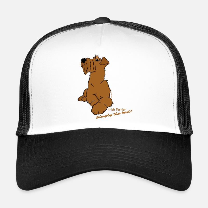 Irish Terrier liegend Trucker Cap