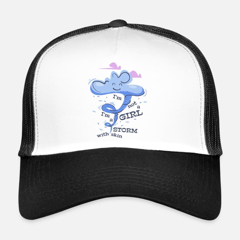 Mädchen Sturm - frech selbstbewusst Spruch Trucker Cap