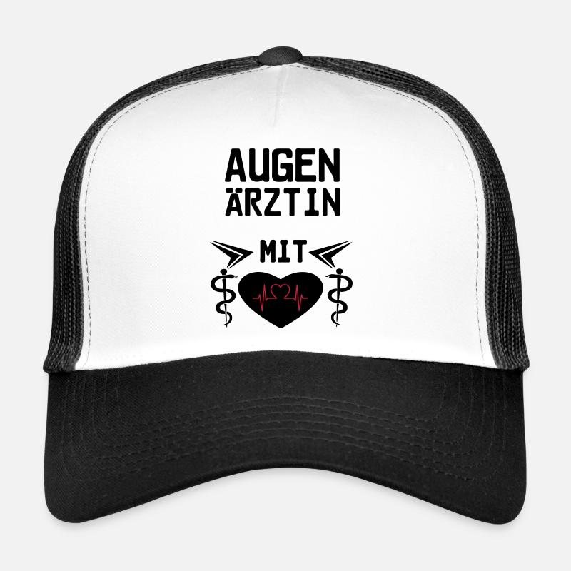 Augenärztin mit Herz Geschenk Trucker Cap