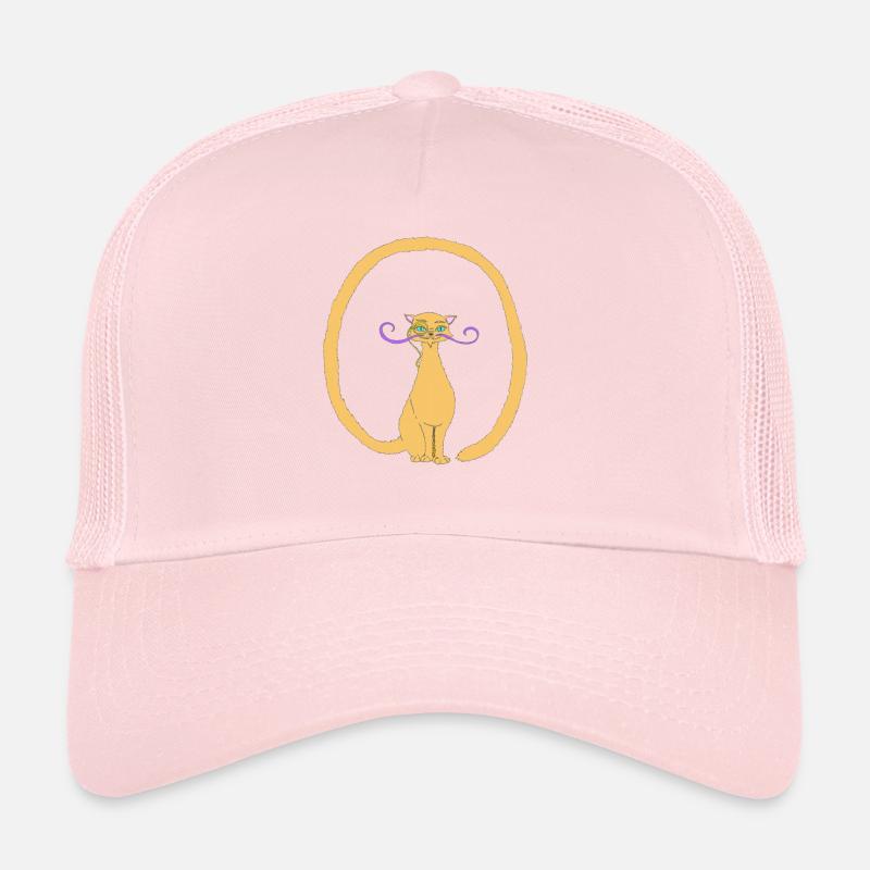 Salvador, le Chat avec une longue queue Casquette trucker 