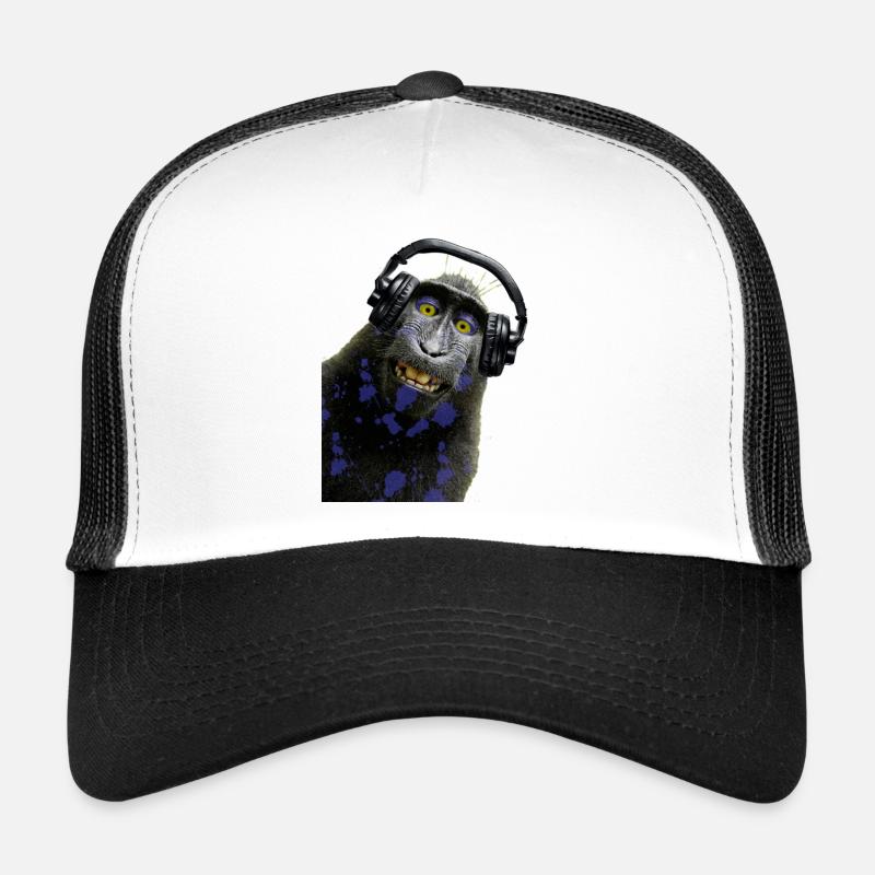 Hemd Monkey Music von Custom Trucker Cap
