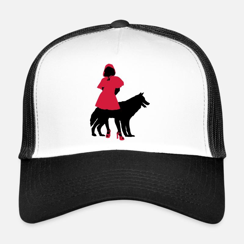 Red Riding Hood - Trucker Cap - white/black