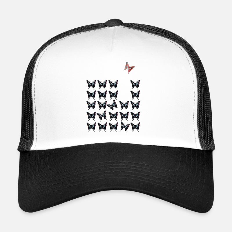 be different - Trucker Cap - Weiß/Schwarz