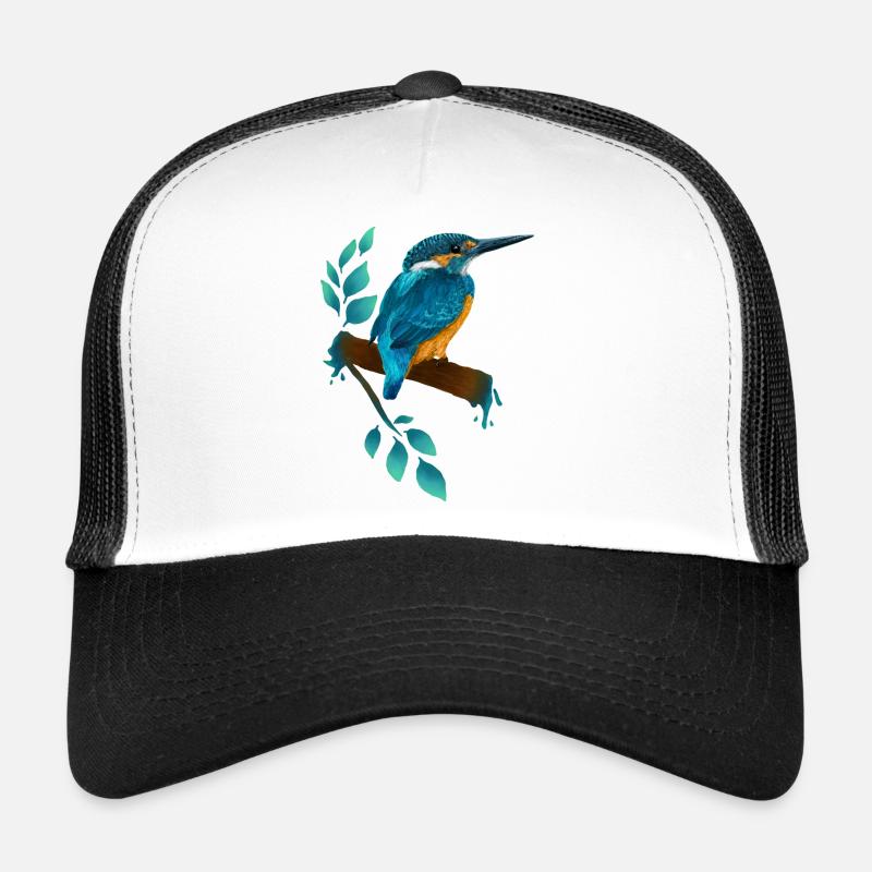 Eisvogel - Trucker Cap - Weiß/Schwarz