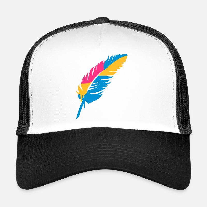 bunte Feder Trucker Cap