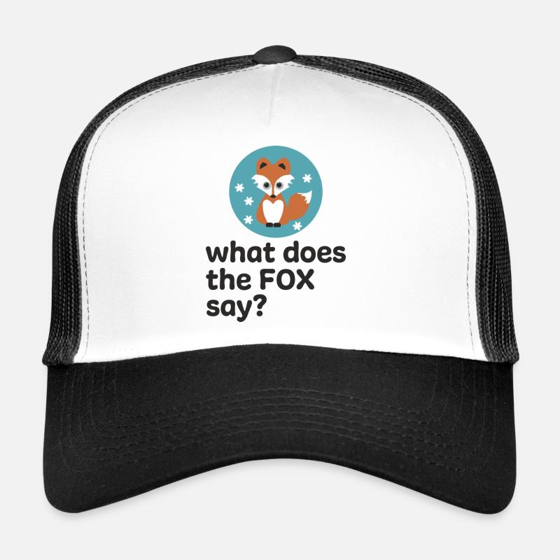 fuchs - Trucker Cap - Weiß/Schwarz