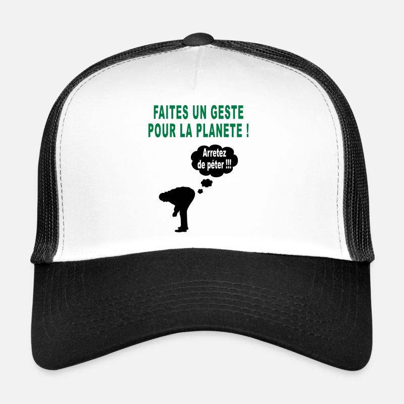 humour écolo Casquette trucker 