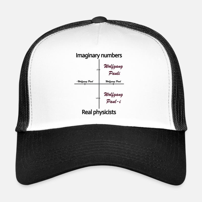De vrais physiciens - Casquette trucker  - blanc/noir