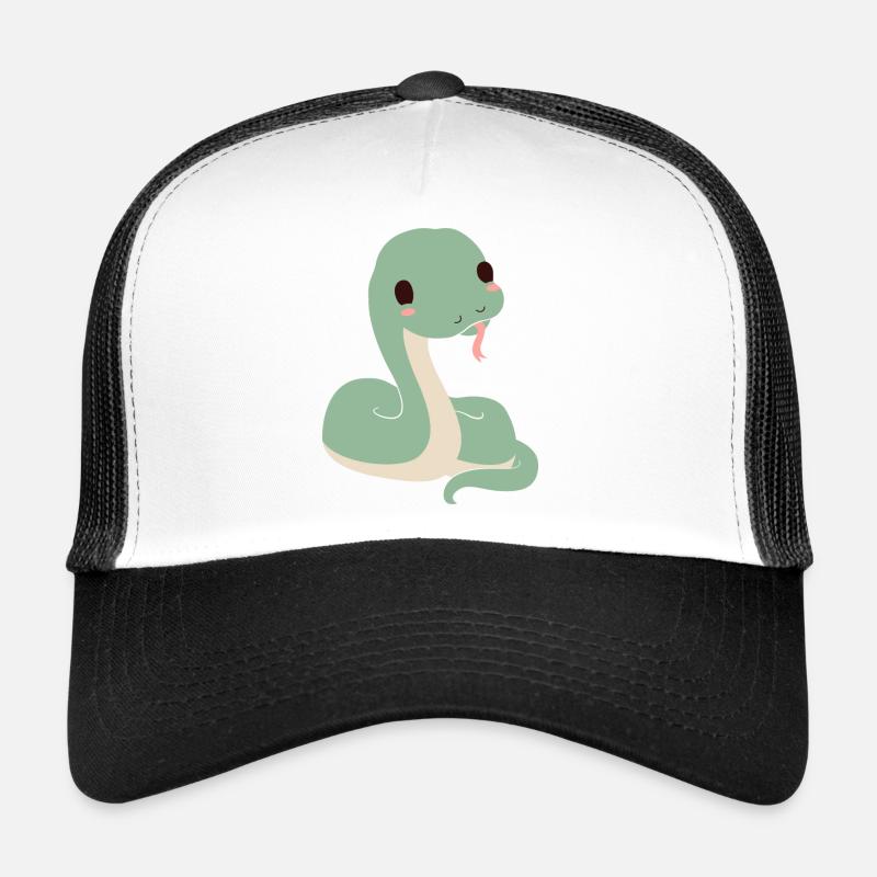 Süße Schlange - Trucker Cap - Weiß/Schwarz