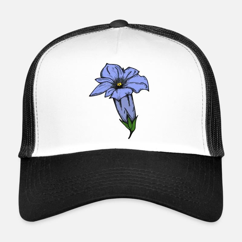 Enzian, gezeichnet Trucker Cap