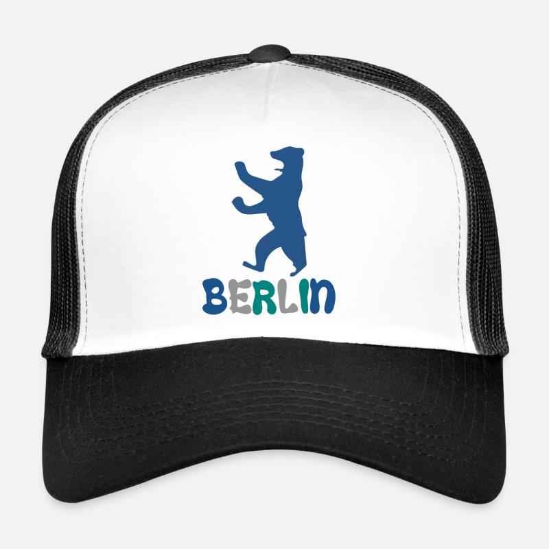 Berlin and Berlin Bear Trucker Cap