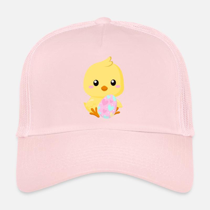 Cute little Easter chick with Easter egg Trucker Cap