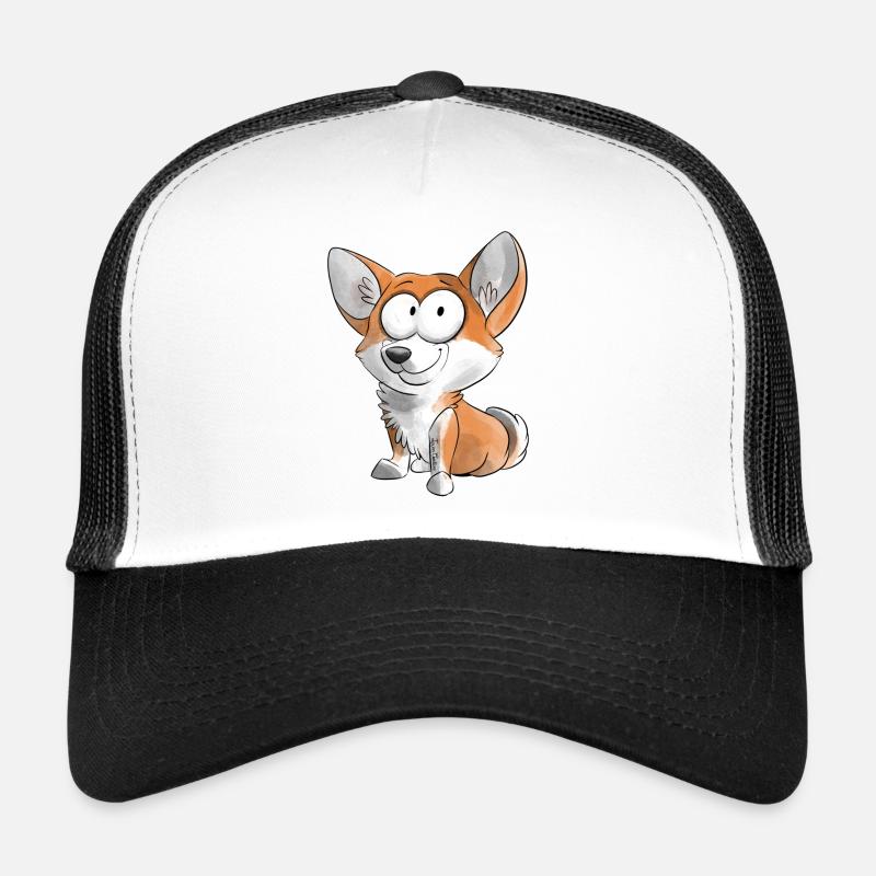Ich bin ein Corgi. - Trucker Cap - Weiß/Schwarz