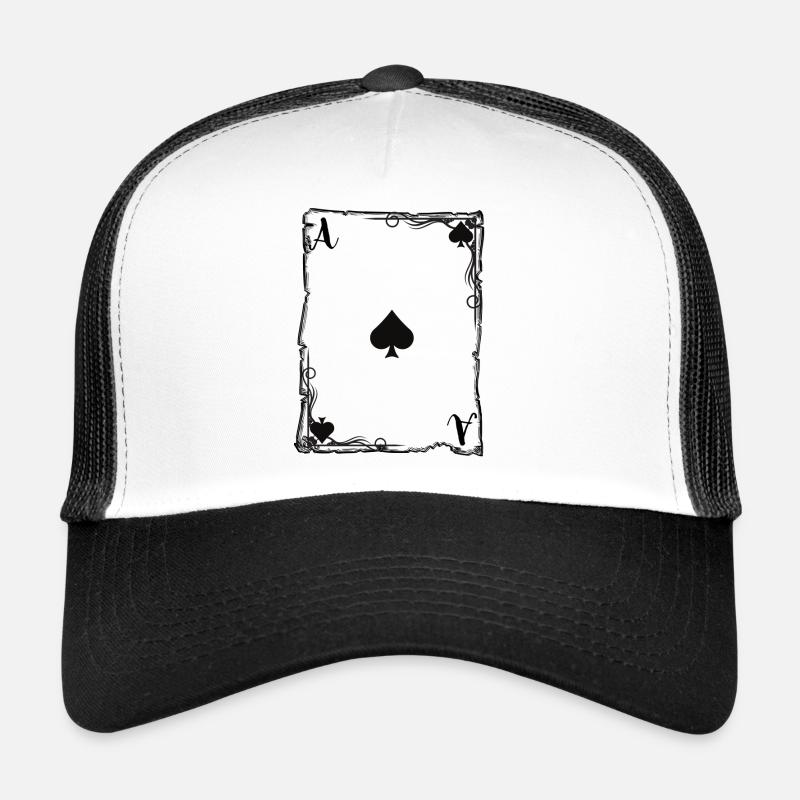 L'as de pique. Casquette trucker 