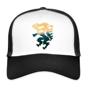 Styrie Panther Lever de soleil Autriche - Casquette trucker  - blanc/noir - Devant
