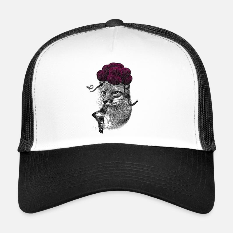Nana Renard avec chapeau de la forêt noire et string Casquette trucker 