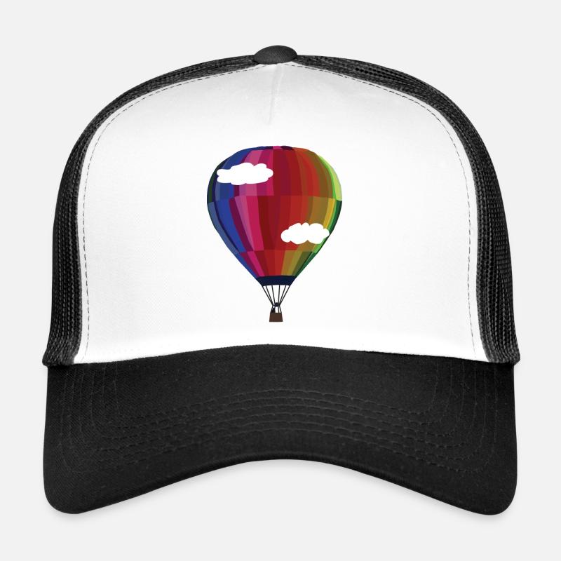 Ballon - ein Stück Freiheit. - Trucker Cap - Weiß/Schwarz