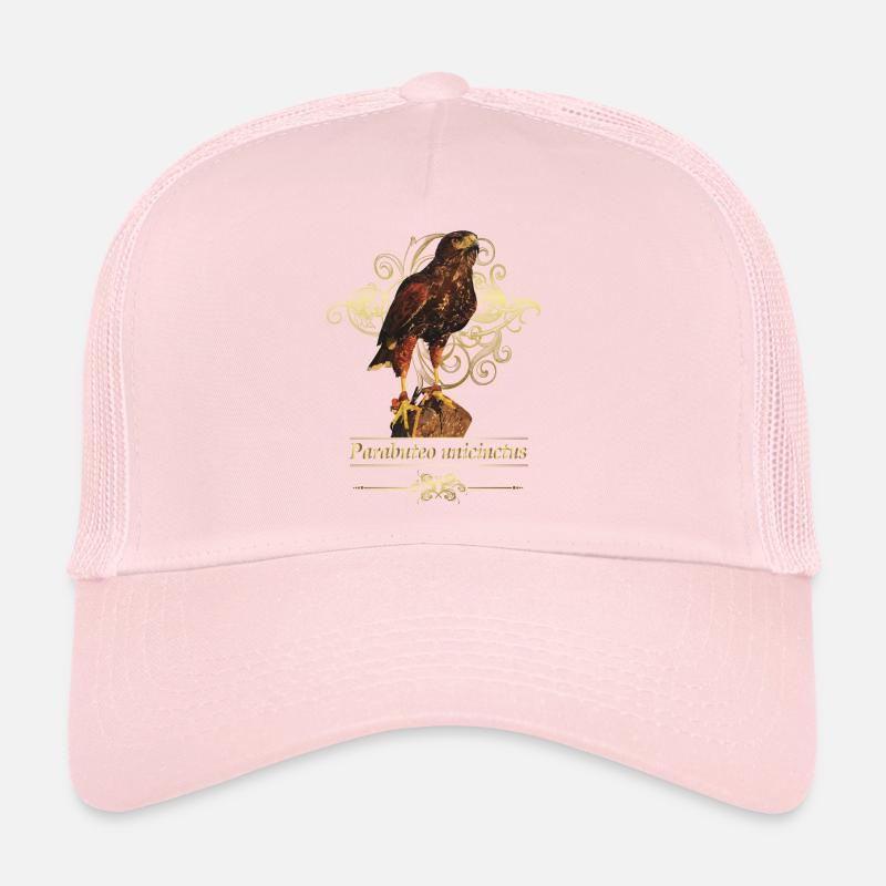 Reddish-reddish hawk Trucker Cap