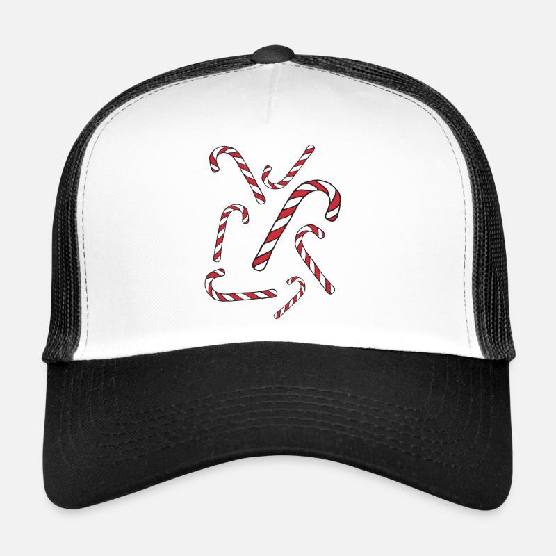 Candy Cane Trucker Cap