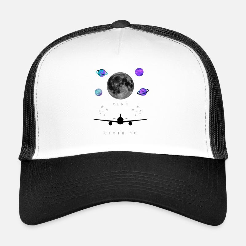 Universe - Trucker Cap - white/black