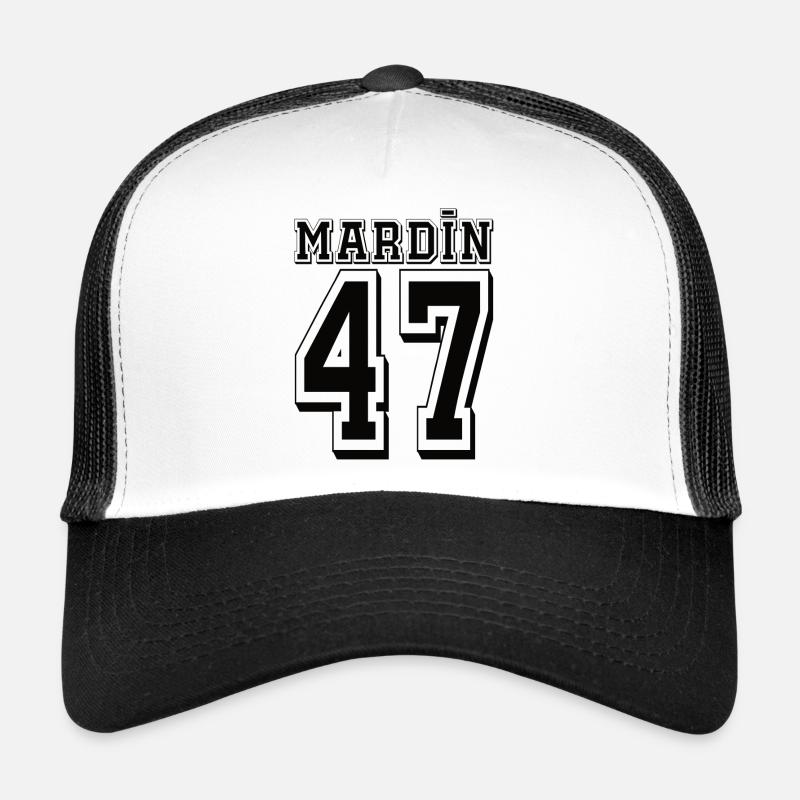 Mardin 47 - Trucker Cap - Weiß/Schwarz