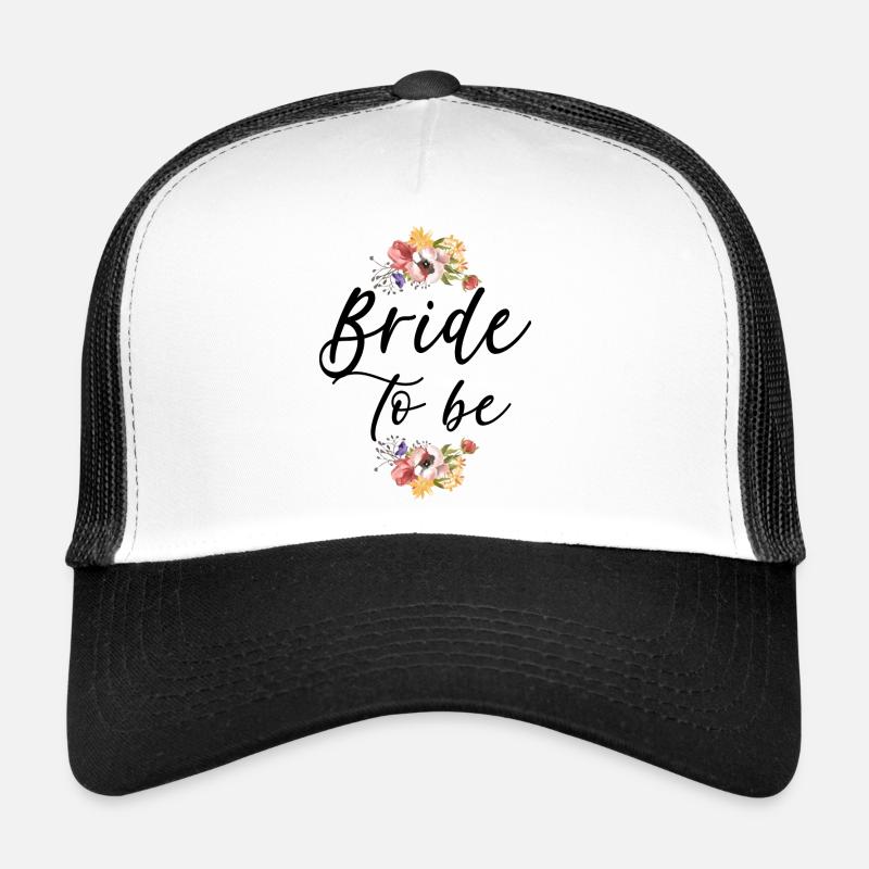 Fiançailles de mariage nuptial Casquette trucker 