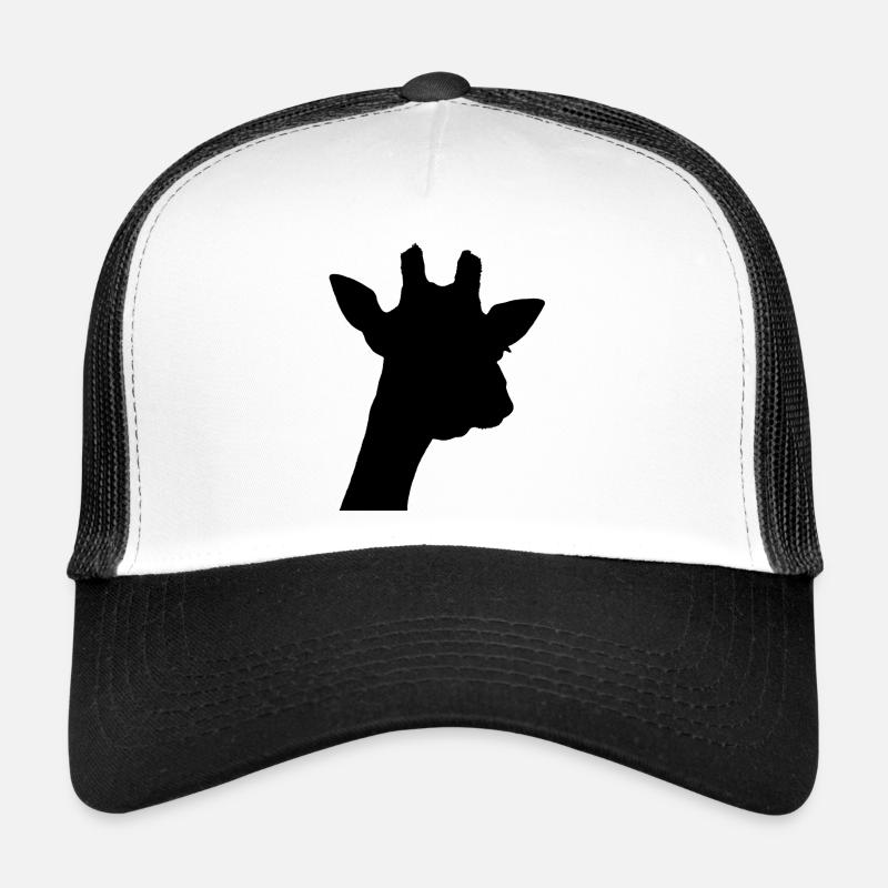schwarze Giraffe Trucker Cap