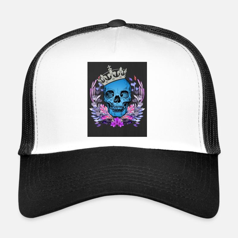 Crâne Casquette trucker 