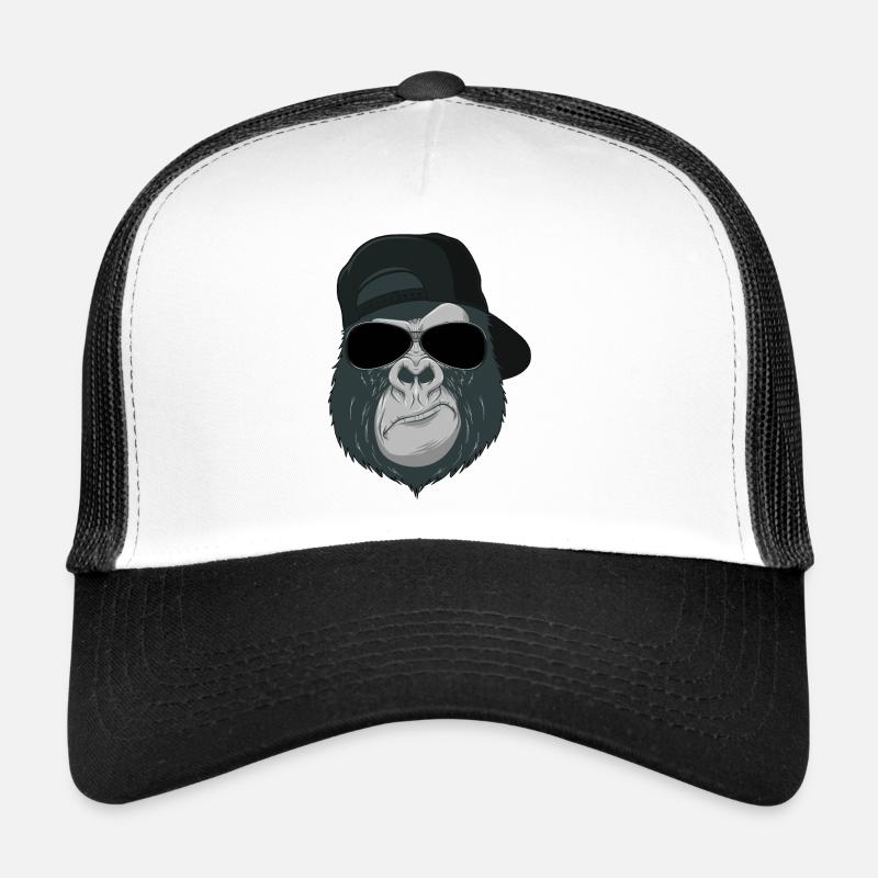 Gorillawear - Trucker Cap - white/black