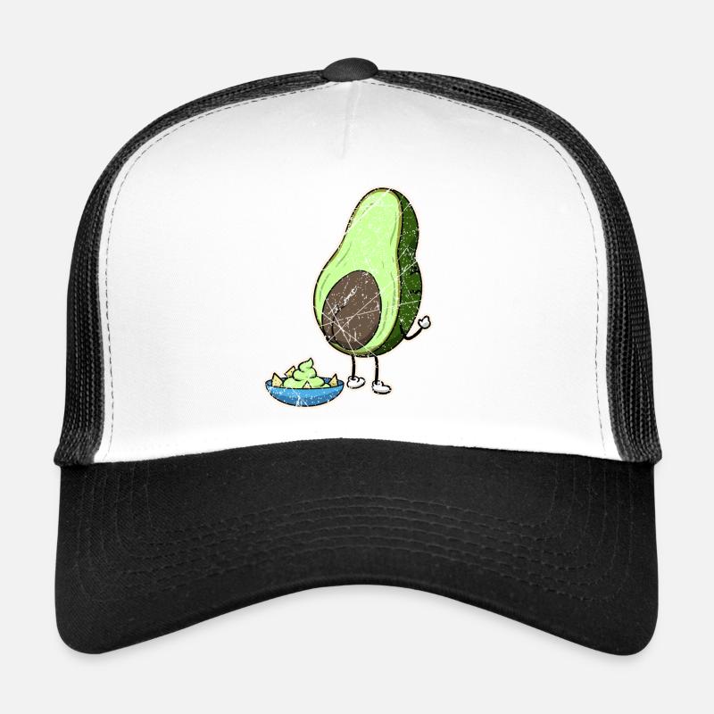Vegan Vegetarier Avocado Sosse Dip I Geschenk Trucker Cap