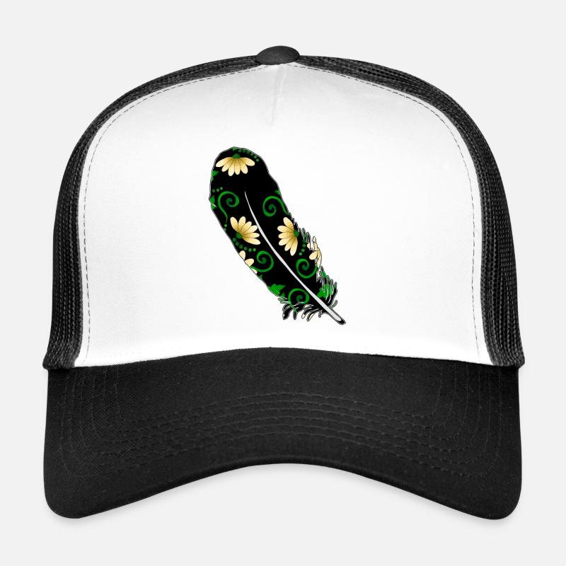 Feather Trucker Cap