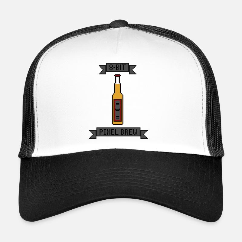 8-Bit Retro Pixel Beer Trucker Cap