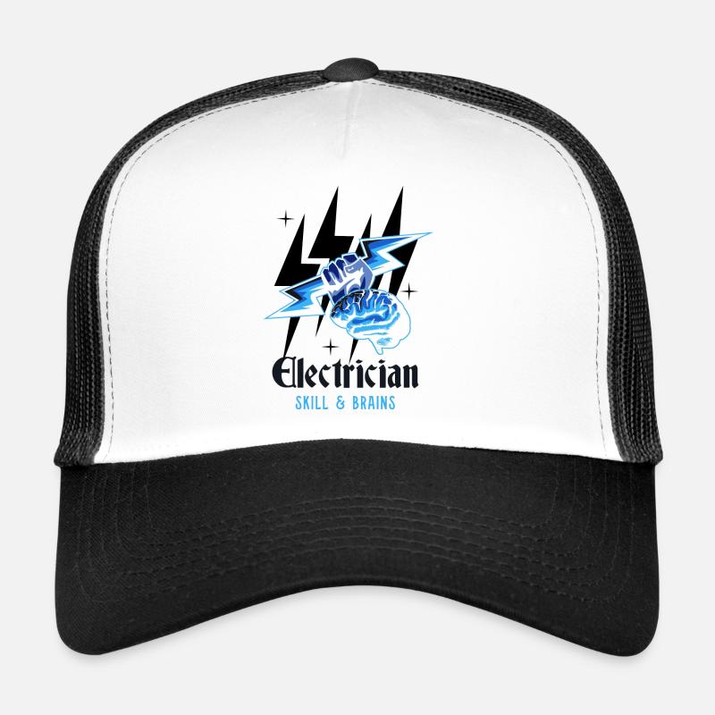 Circuits de tension des artisans électriciens Casquette trucker 