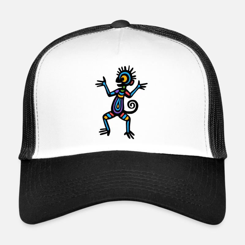 Kultur der Inkas, Symbol - Trucker Cap - Weiß/Schwarz