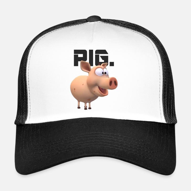 Animal cochon drôle Casquette trucker 