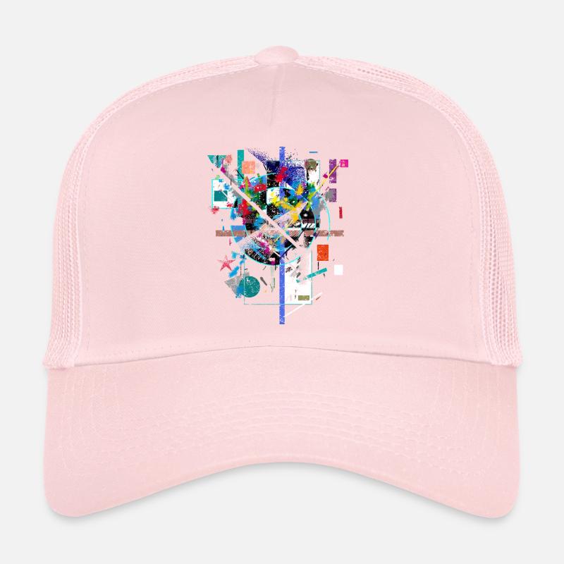 Abstract Trucker Cap