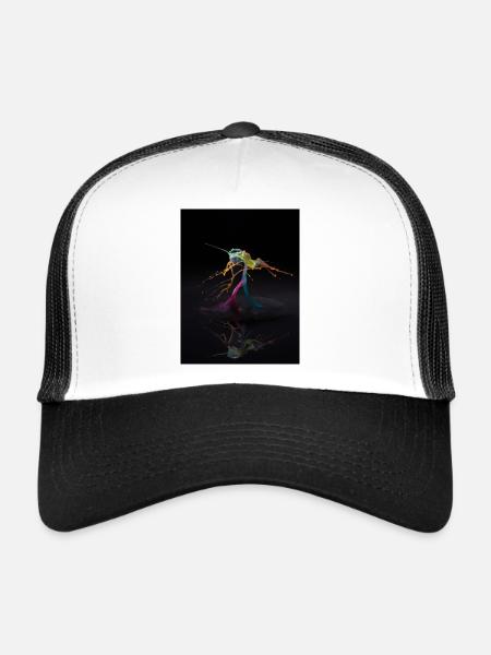 Tropfen fotografie - Trucker Cap - Weiß/Schwarz