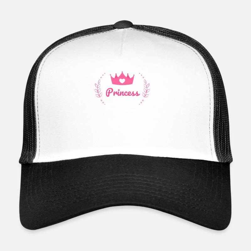 Princesse, Fille, Rose, Couronne, Dame, Bébé Casquette trucker 