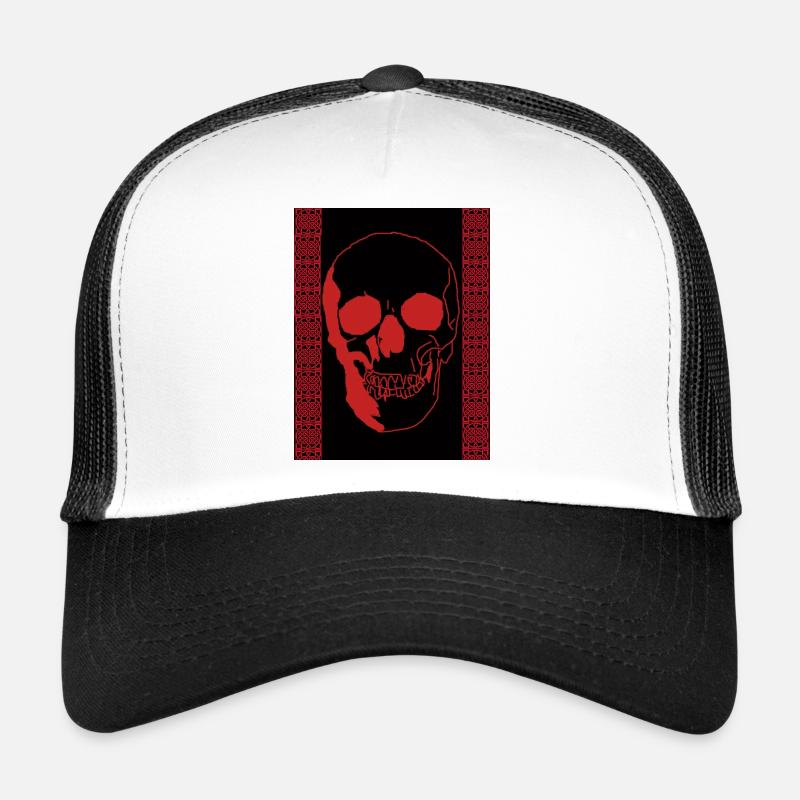 Crâne celtique Casquette trucker 